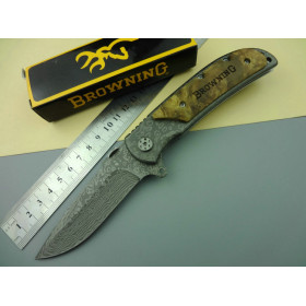Browning  338 folding knife (copy Damascus) UD50047